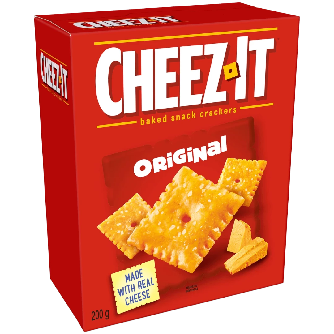 Cheez-It Crackers Original Big Box - 7oz (200g) 3 Cheez-It Crackers Original Big Box - 7oz (200g)