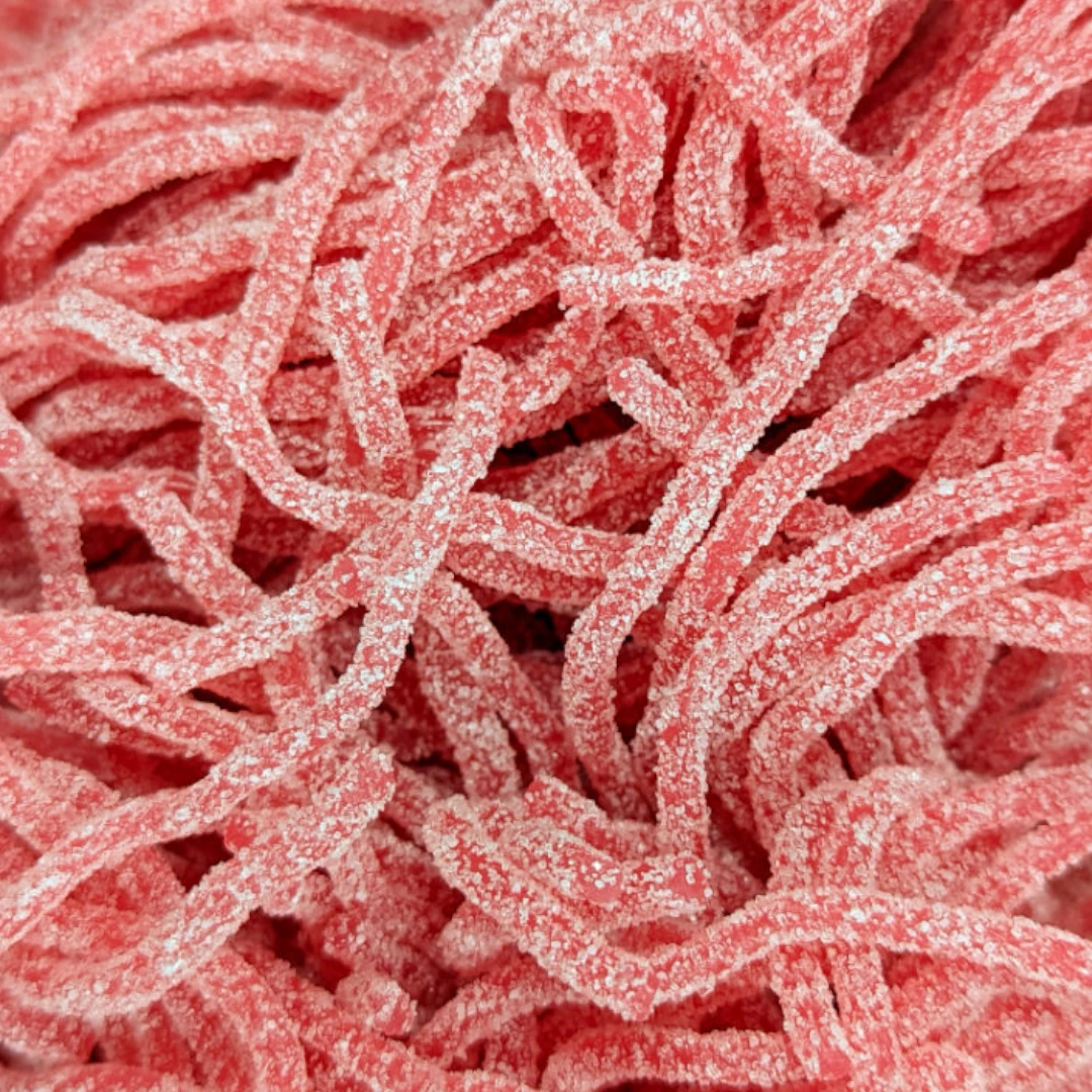 Sour Strawberry Laces 3 Sour Strawberry Laces