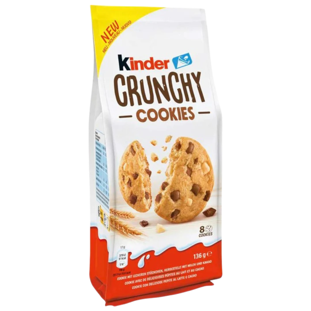 Kinder Crunchy Cookies - 4.7oz (136g) 3 Kinder Crunchy Cookies - 4.7oz (136g)