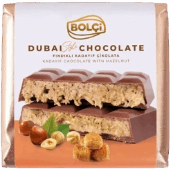 Bolci Hazelnut Dubai Milk Chocolate Block - 3.5oz (100g)