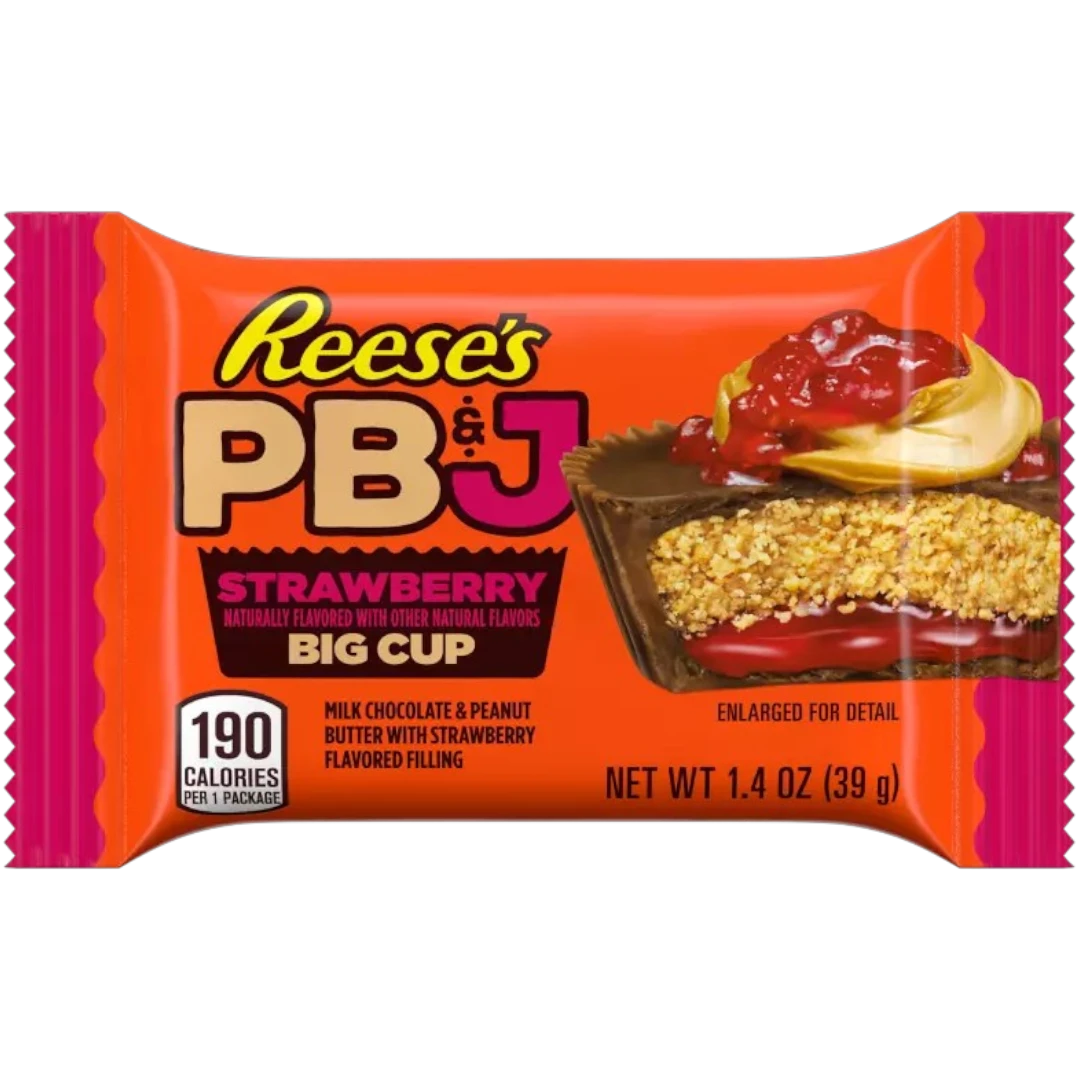 Reese's PB&J Strawberry Big Cup - 1.4oz (39g) 3 Reese's PB&J Strawberry Big Cup - 1.4oz (39g)