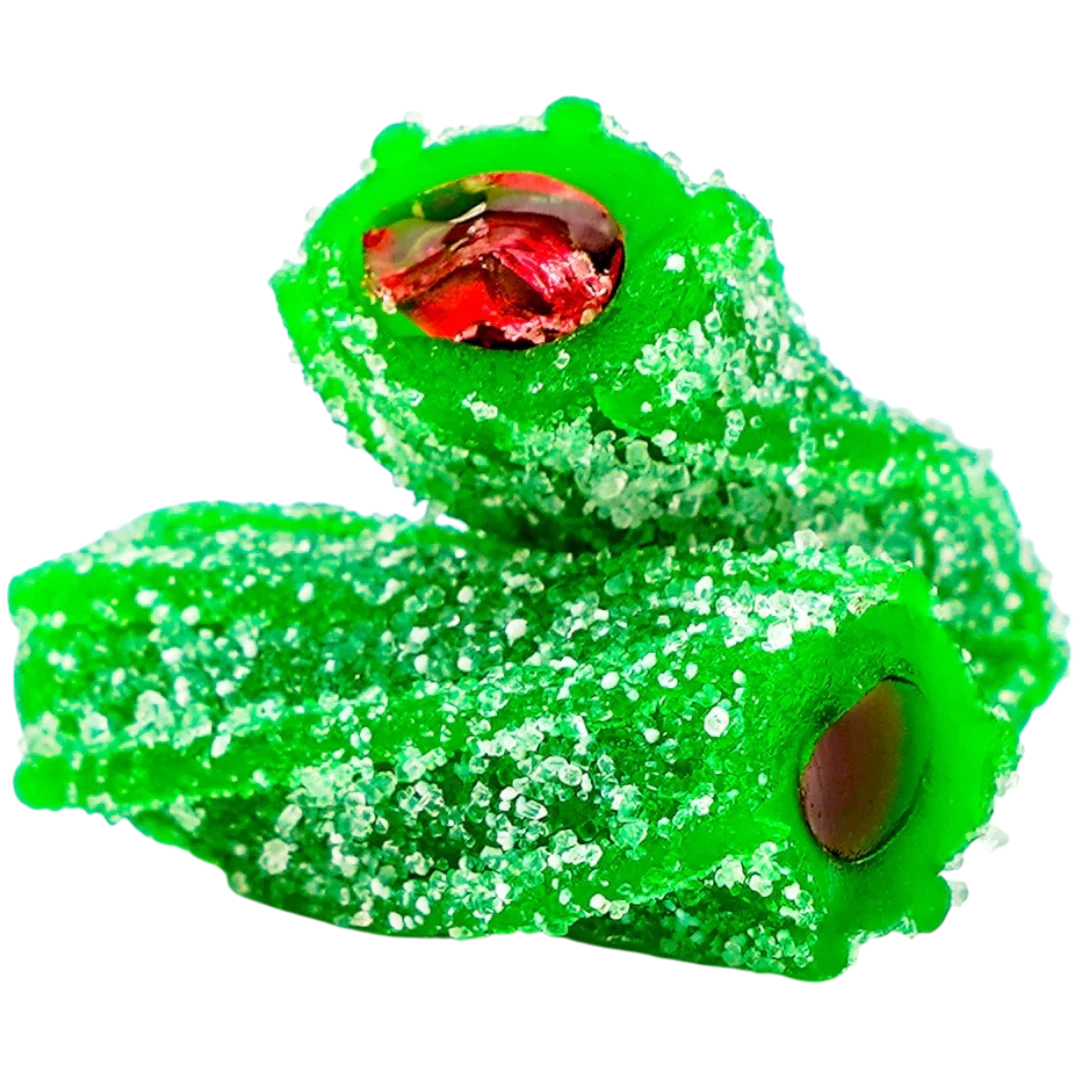 Sour Jelly Filled Watermelon Twists 3 Sour Jelly Filled Watermelon Twists