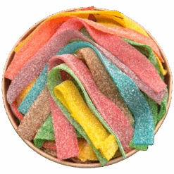 Sour Belts Mix Candy Bowl