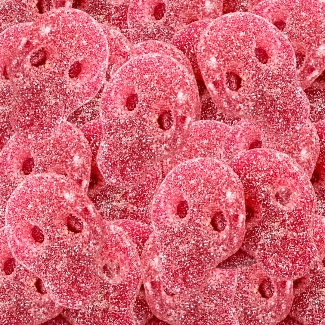Sour Red Peach Swedish Skulls (Swedish) 3 Sour Red Peach Swedish Skulls (Swedish)