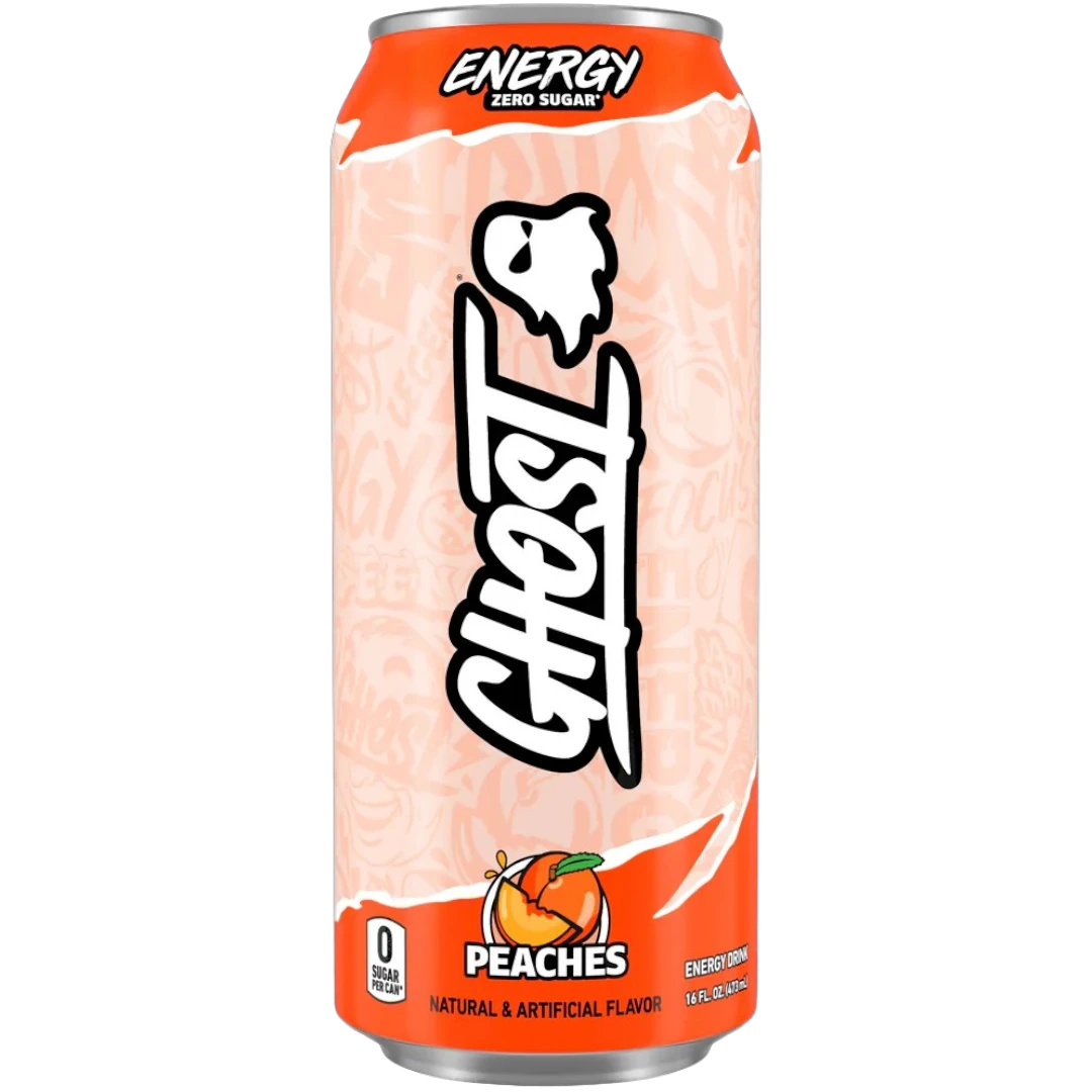 Ghost Energy Peaches Flavour - 16fl.oz (473ml) 3 Ghost Energy Peaches Flavour - 16fl.oz (473ml)