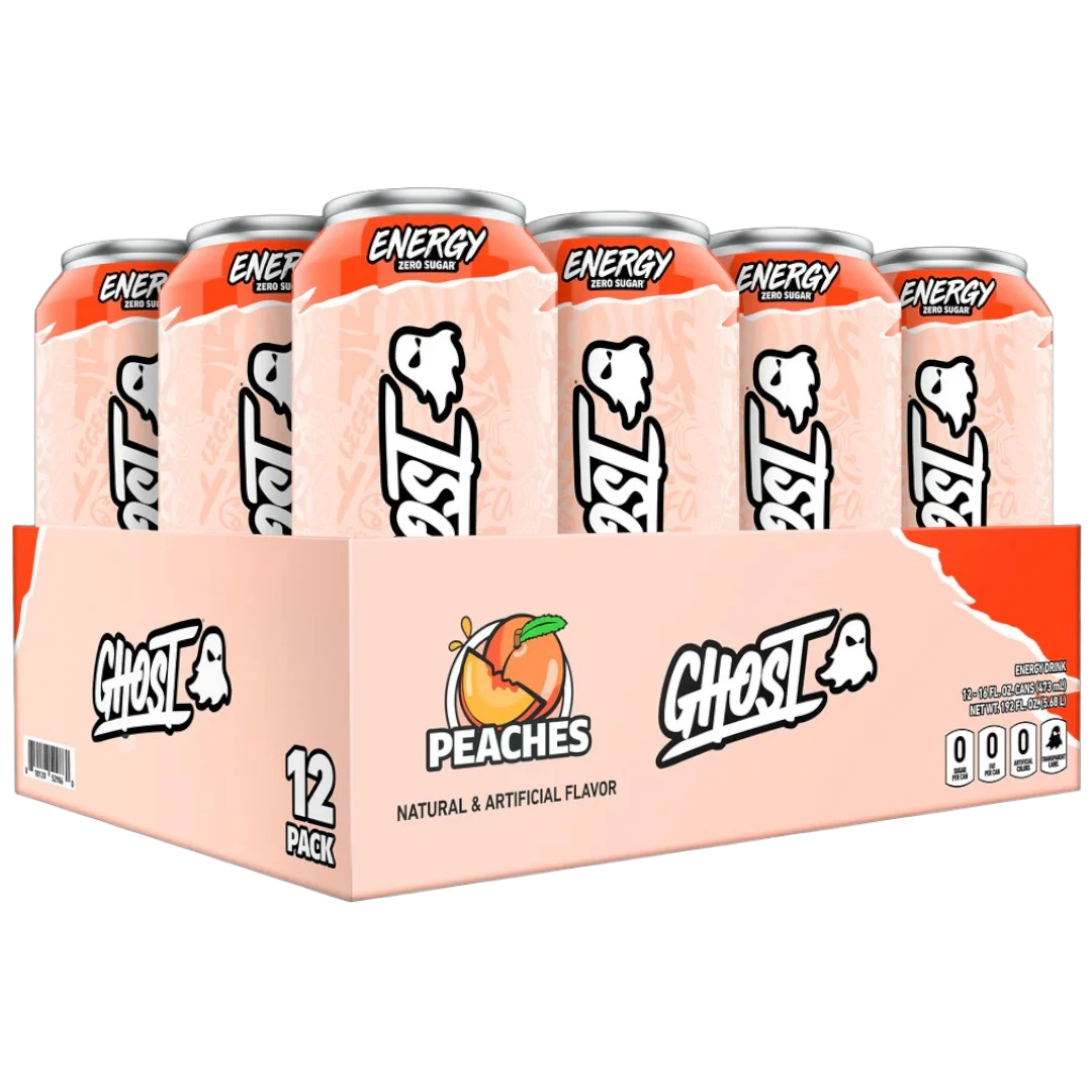 Ghost Energy Peaches Flavour - 16fl.oz (473ml) 4 Ghost Energy Peaches Flavour - 16fl.oz (473ml) - Image 2