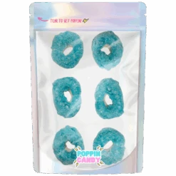 Freeze Dried Blue Raspberry Rings