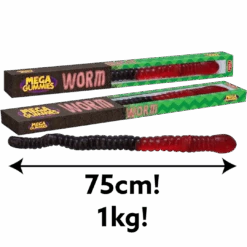 Mega Gummies Giant XXL Worm (75cm Long And 1kg In Weight!) - 35.3oz (1kg)