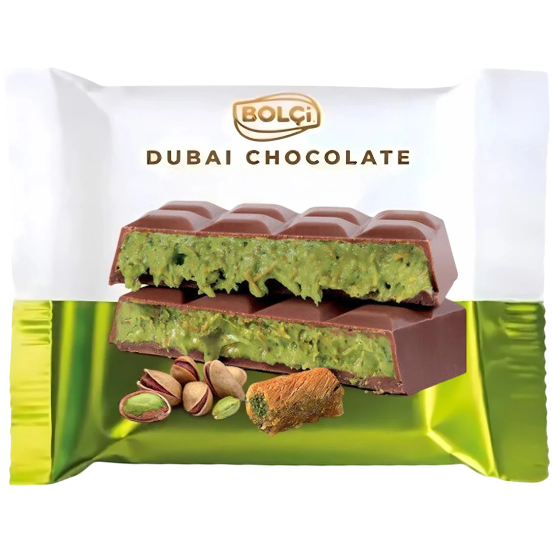 Bolci Dubai Milk Chocolate Block - 3.5oz (100g) 3 Bolci Dubai Milk Chocolate Block - 3.5oz (100g)