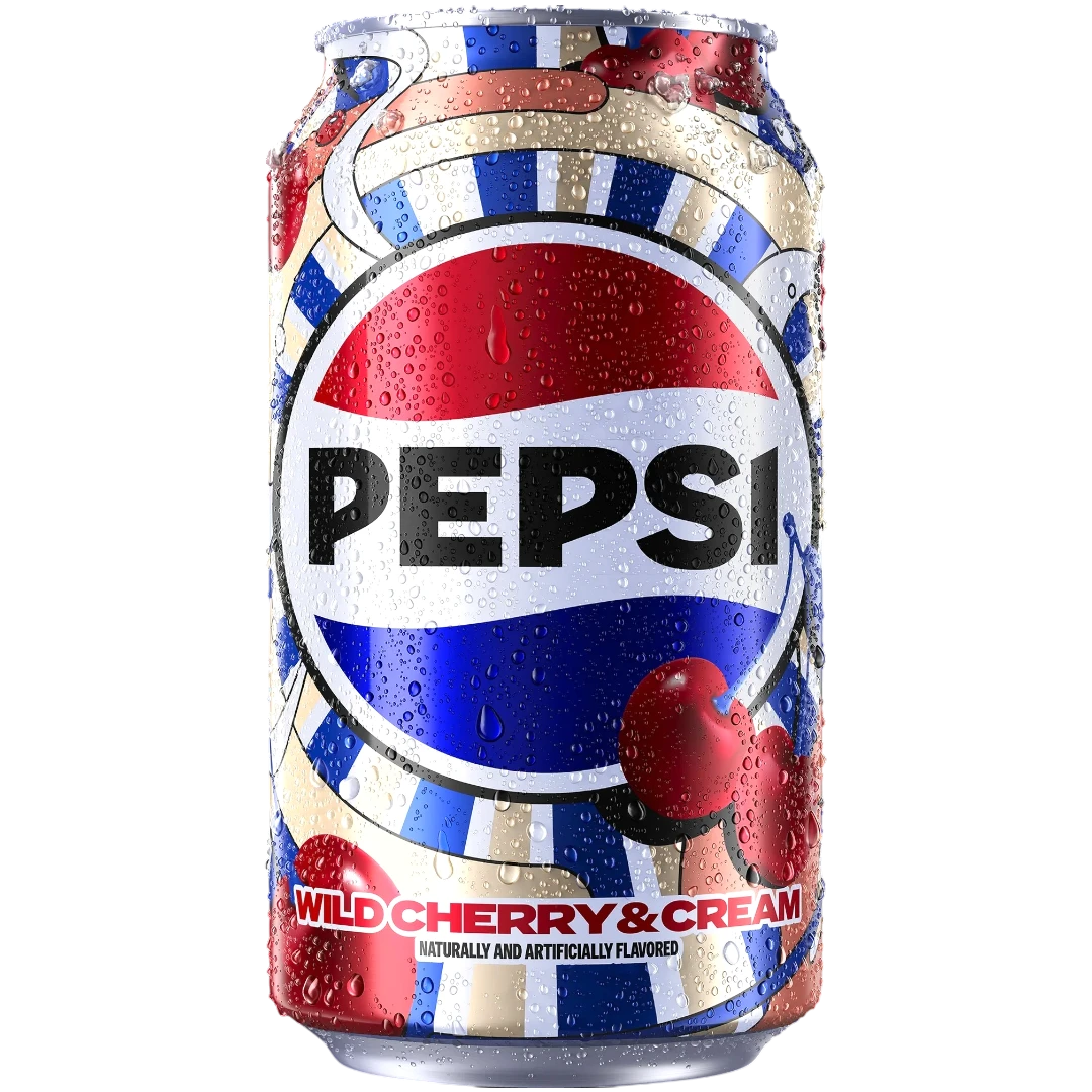Pepsi Wild Cherry & Cream (USA Version) - 12fl.oz (355ml) 3 Pepsi Wild Cherry & Cream (USA Version) - 12fl.oz (355ml)
