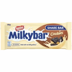 Nestlé® Milkybar Cookies & Cream Chocolate Share Bar (Australia) - 2.82oz (80g)