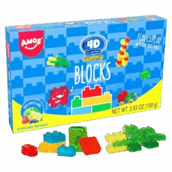 Amos 4-D Gummy Blocks - 3.5oz (100g)