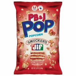 PB&J Pop Popcorn Smuckers Peanut Butter & Jif Strawberry - 5.2oz (149oz)