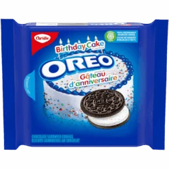 Oreo Birthday Cake Creme Cookies Family Size (Canada) - 9.2oz (261g)