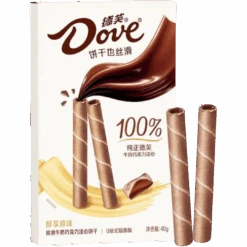 Dove Chocolate Cream Wafer Rolls (China) - 1.41oz (40g)