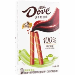 Dove Matcha & Chocolate Wafer Rolls (China) - 1.41oz (40g)