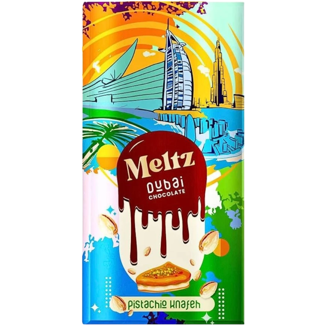 Meltz Dubai Milk Chocolate XL Block - 6.77oz (192g) 3 Meltz Dubai Milk Chocolate XL Block - 6.77oz (192g)
