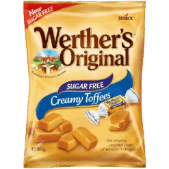 Werther's Original Sugar Free Creamy Toffees - 2.29oz (65g)