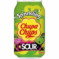 Chupa Chups Sparkling Sour Green Apple Soda - 11.6fl.oz (345ml)