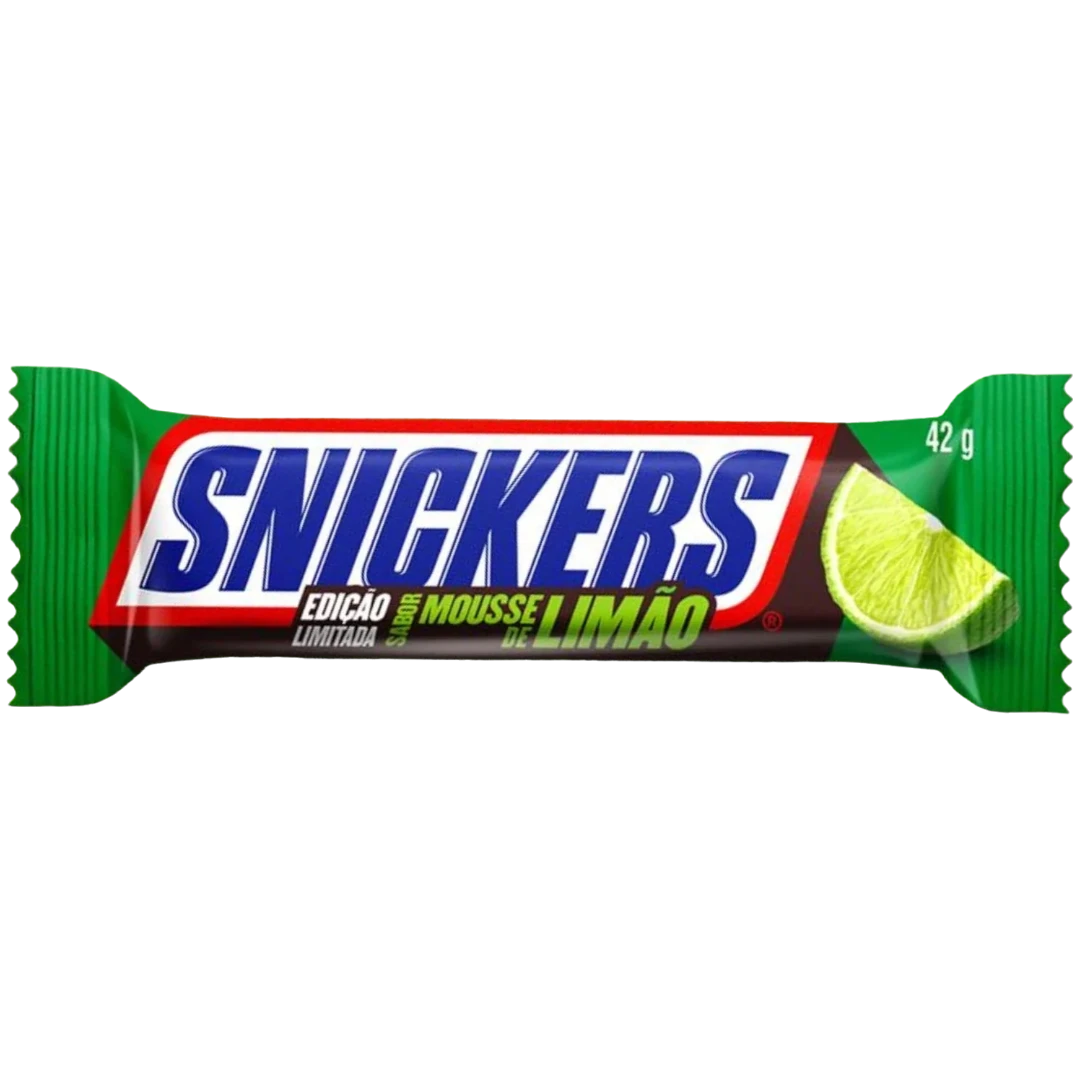Snickers Lime Mousse Limited Edition (Brazil) - 1.48oz (42g) 3 Snickers Lime Mousse Limited Edition (Brazil) - 1.48oz (42g)