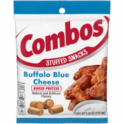 Combos Buffalo Blue Cheese Stuffed Baked Pretzel Bites - 6.3oz (178.6g)
