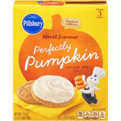 Pillsbury Moist Supreme Perfectly Pumpkin Cookie Mix (Fall Limited Edition) - 17.5oz (496g)