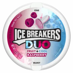Ice Breakers DUO Raspberry Mints Sugar Free - 1.3oz (36g)