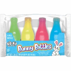 Nik-L-Nip Bunny Bottles Wax Bottles 4-Pack (Easter Limited Edition) - 1.38oz (39g)