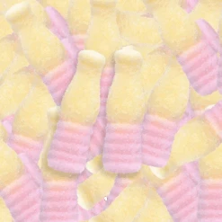 Fizzy Strawberry & Banana Bottles (Swedish)