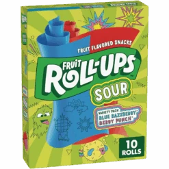 Fruit Roll-Ups Sour Blue Razzberry & Berry Punch - 5oz (141g)