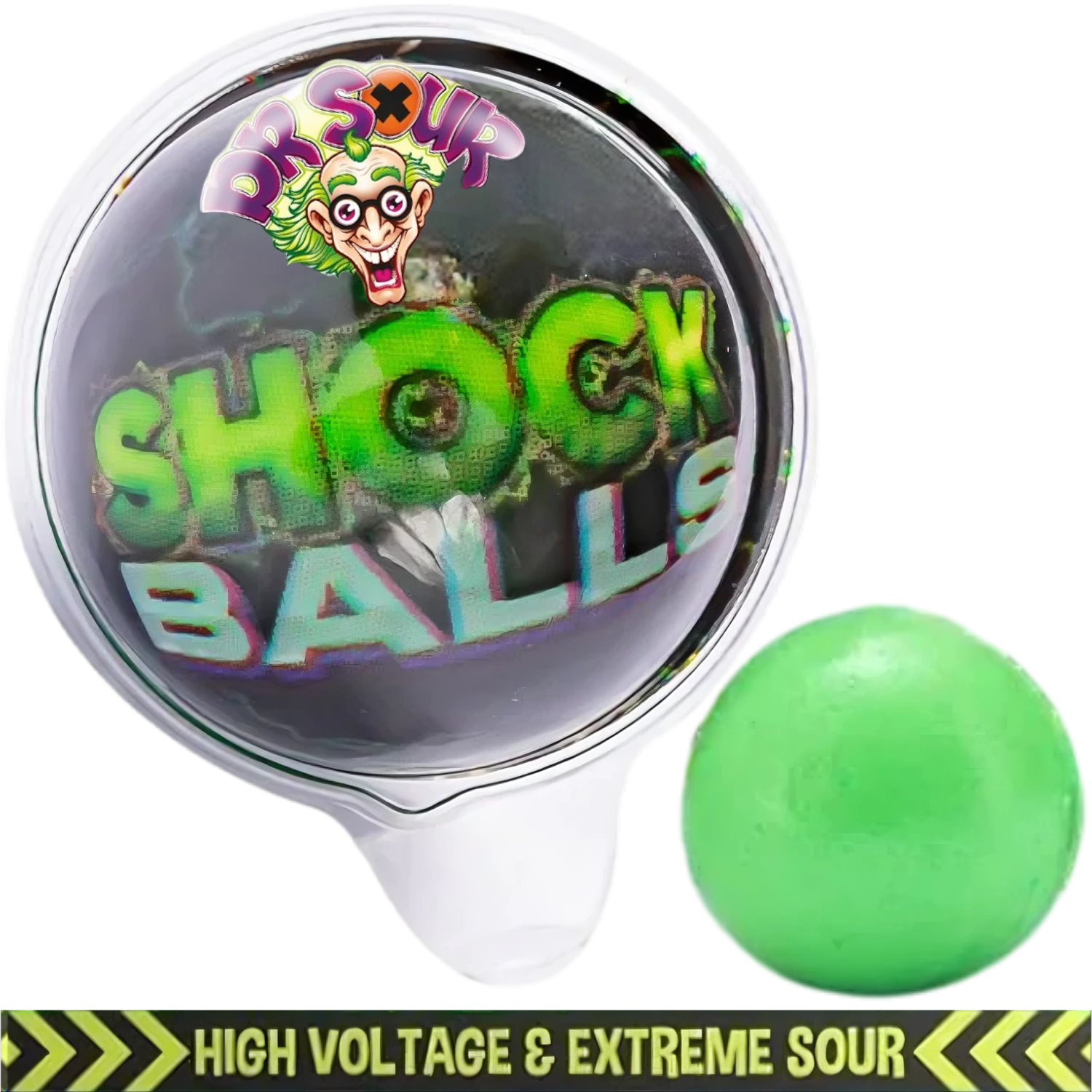 Dr Sour Jelly Filled Super Sour Shock Ball Single - 0.63oz (18g) 3 Dr Sour Jelly Filled Super Sour Shock Ball Single - 0.63oz (18g)