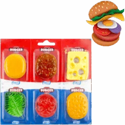 Vidal Build Your Own Gummy Burger DIY Kit - 2.3oz (66g)