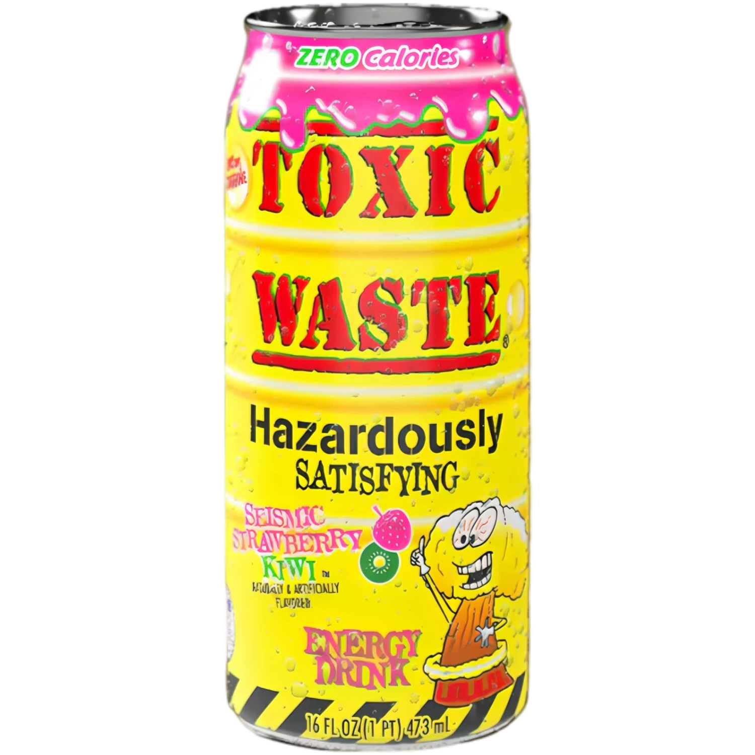 Toxic Waste Seismic Strawberry Kiwi Energy Drink - 16fl.oz (473ml) 3 Toxic Waste Seismic Strawberry Kiwi Energy Drink - 16fl.oz (473ml)