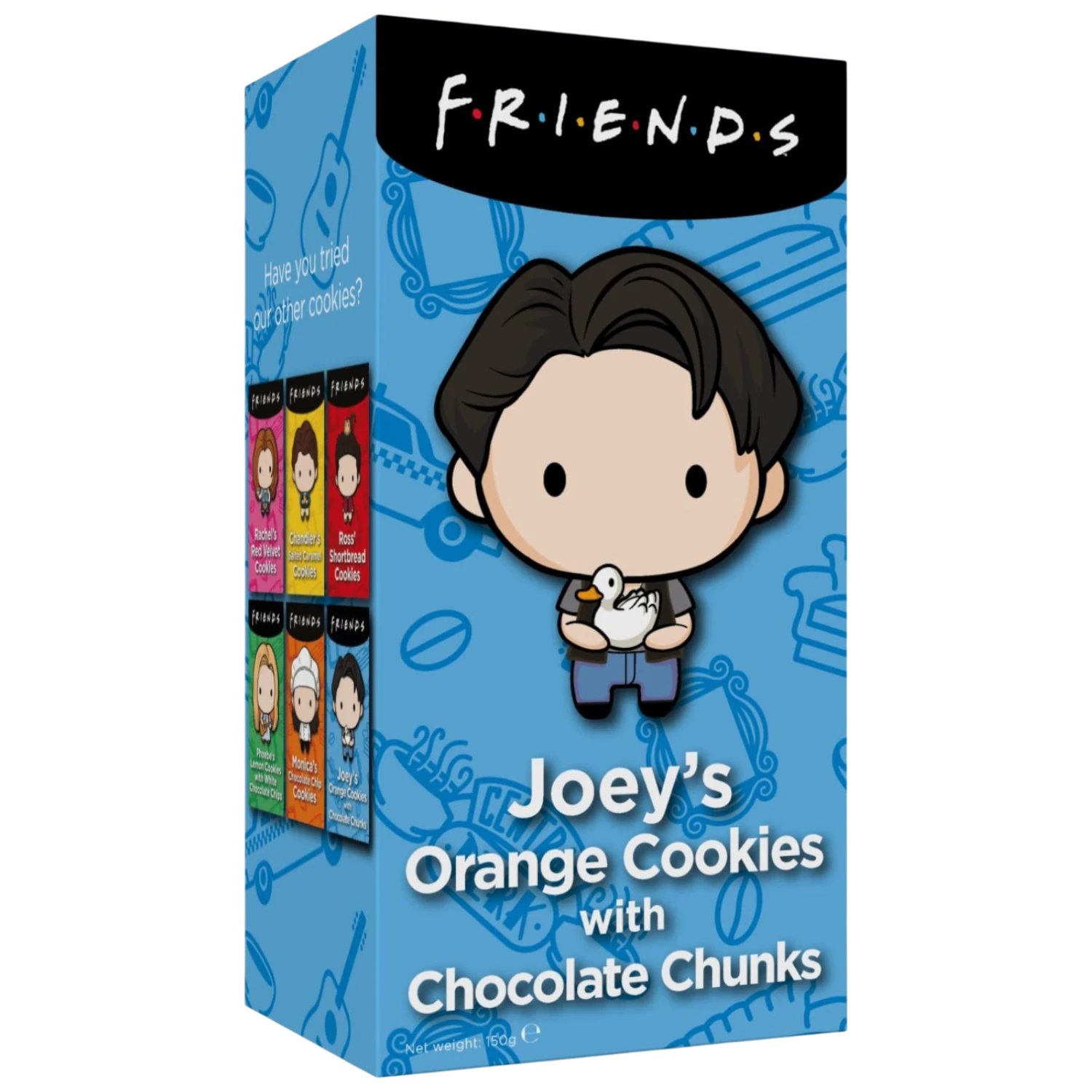 Friends Joey's Orange Chocolate Chip Cookies Snack Box - 5.29oz (150g) 3 Friends Joey's Orange Chocolate Chip Cookies Snack Box - 5.29oz (150g)