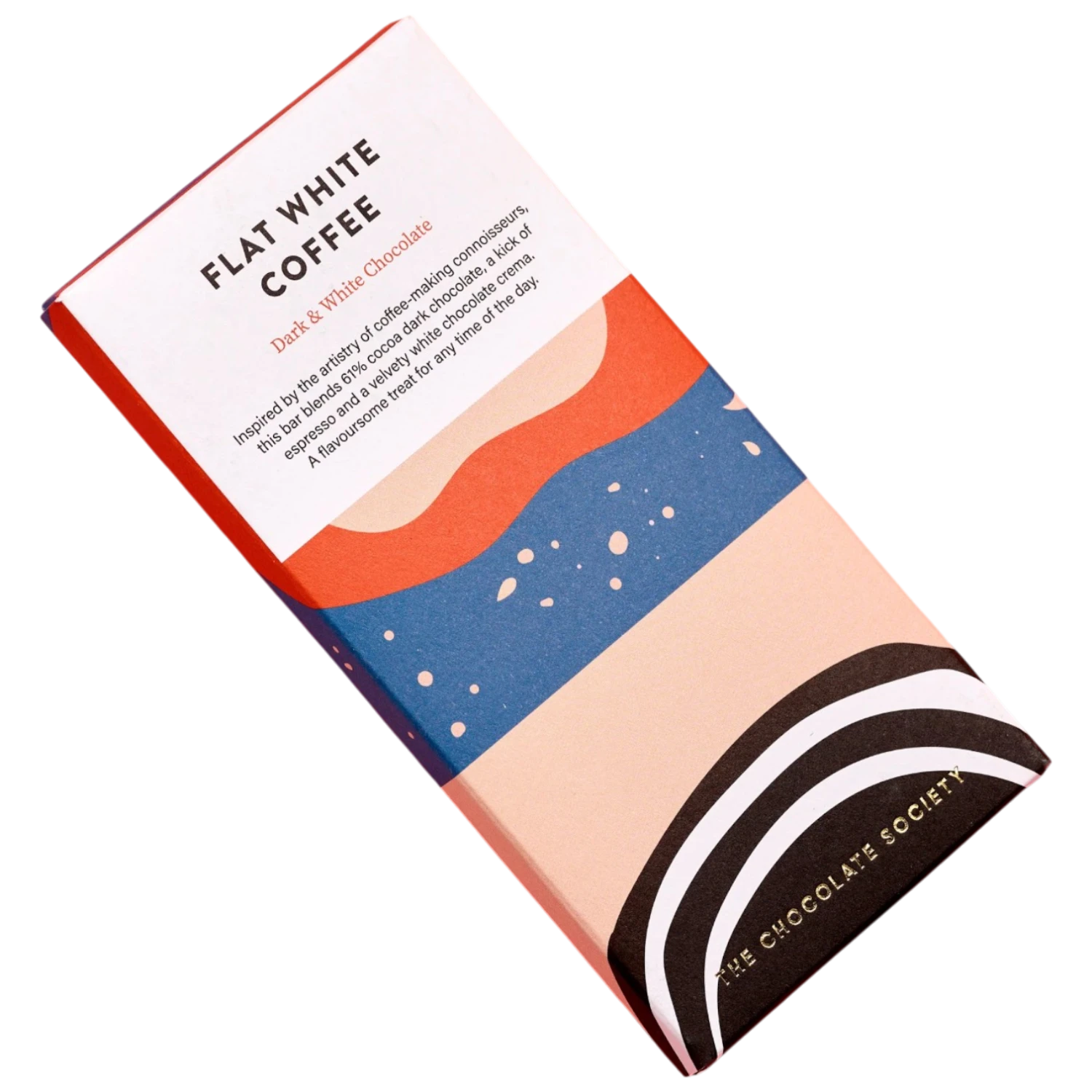 The Chocolate Society Flat White Coffee Share Bar - 2.82oz (80g) 3 The Chocolate Society Flat White Coffee Share Bar - 2.82oz (80g)