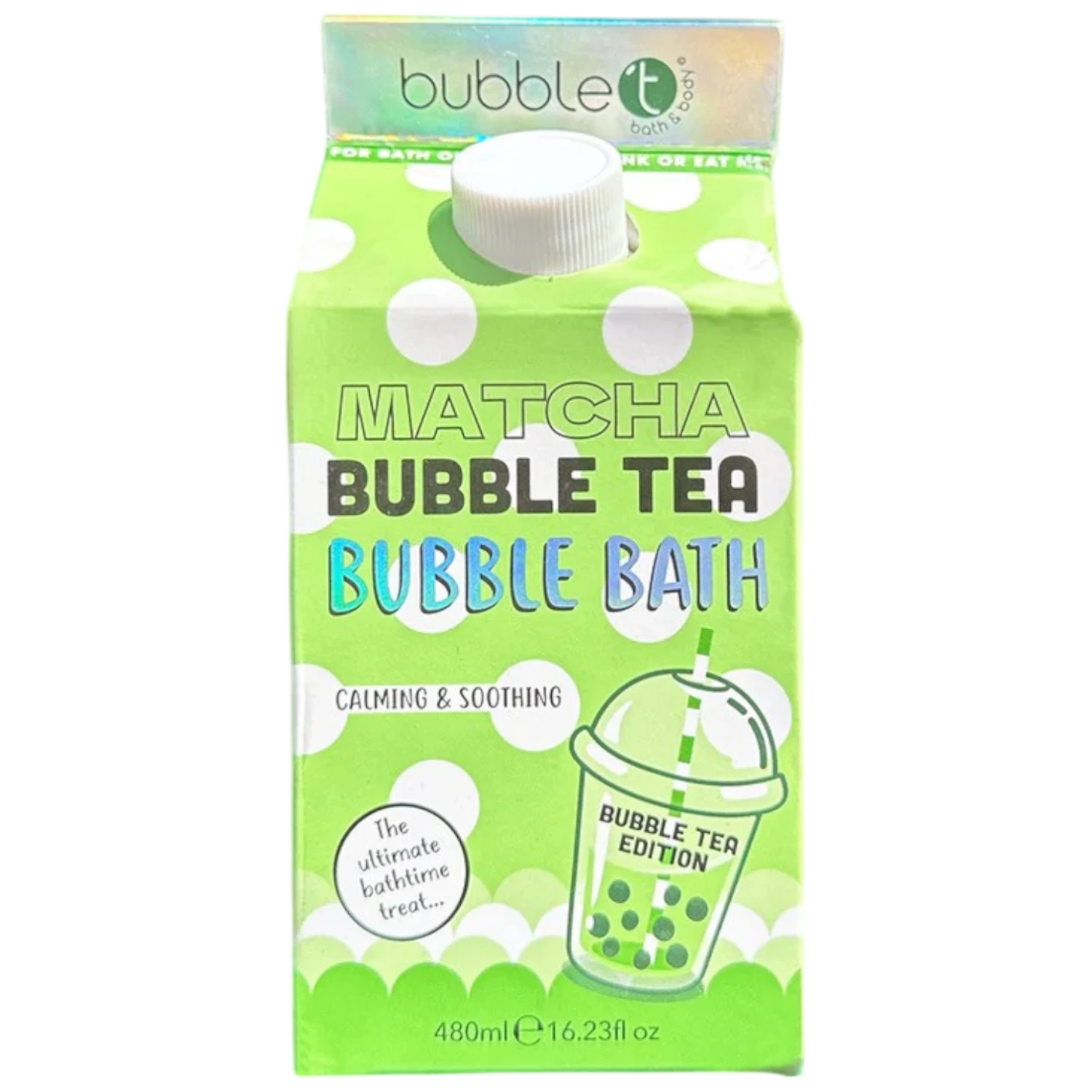 Bubble T Matcha Bubble Tea Bubble Bath - 16.23fl.oz (480ml) 3 Bubble T Matcha Bubble Tea Bubble Bath - 16.23fl.oz (480ml)