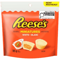 Reese's White Peanut Butter Cup Miniatures Peg Bag (Canada) - 6.53oz (185g)