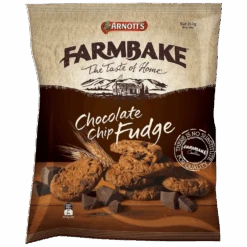 Arnott's Farmbake Chocolate Chip Fudge Cookies Share Bag - 10.93oz (310g)