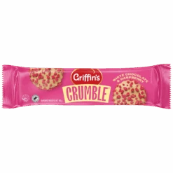 Griffin's Crumble White Chocolate & Raspberry Biscuits (New Zealand) - 5.82oz (165g)