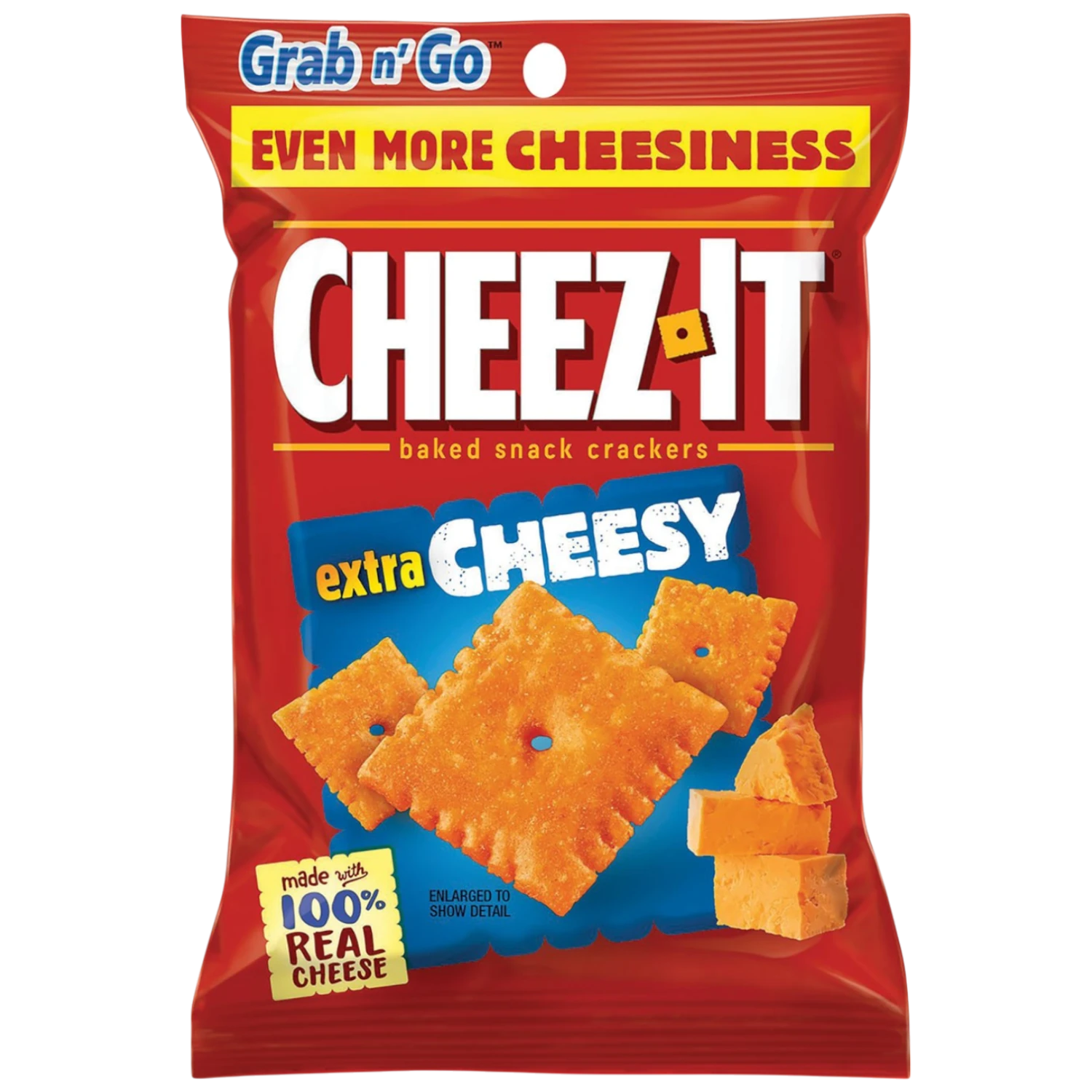 Cheez-It Extra Cheesy Grab Bag - 3oz (85g) 3 Cheez-It Extra Cheesy Grab Bag - 3oz (85g)