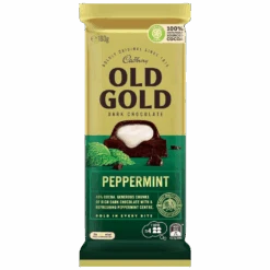 Cadbury Old Gold Peppermint Chocolate Block (Australia) - 6.35oz (180g)