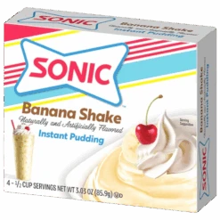 Sonic Banana Shake Instant Pudding - 3.03oz (85.9g)