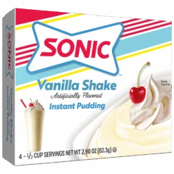 Sonic Vanilla Shake Instant Pudding - 2.9oz (82.3g)
