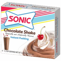 Sonic Chocolate Shake Instant Pudding - 3.18oz (90.1g)