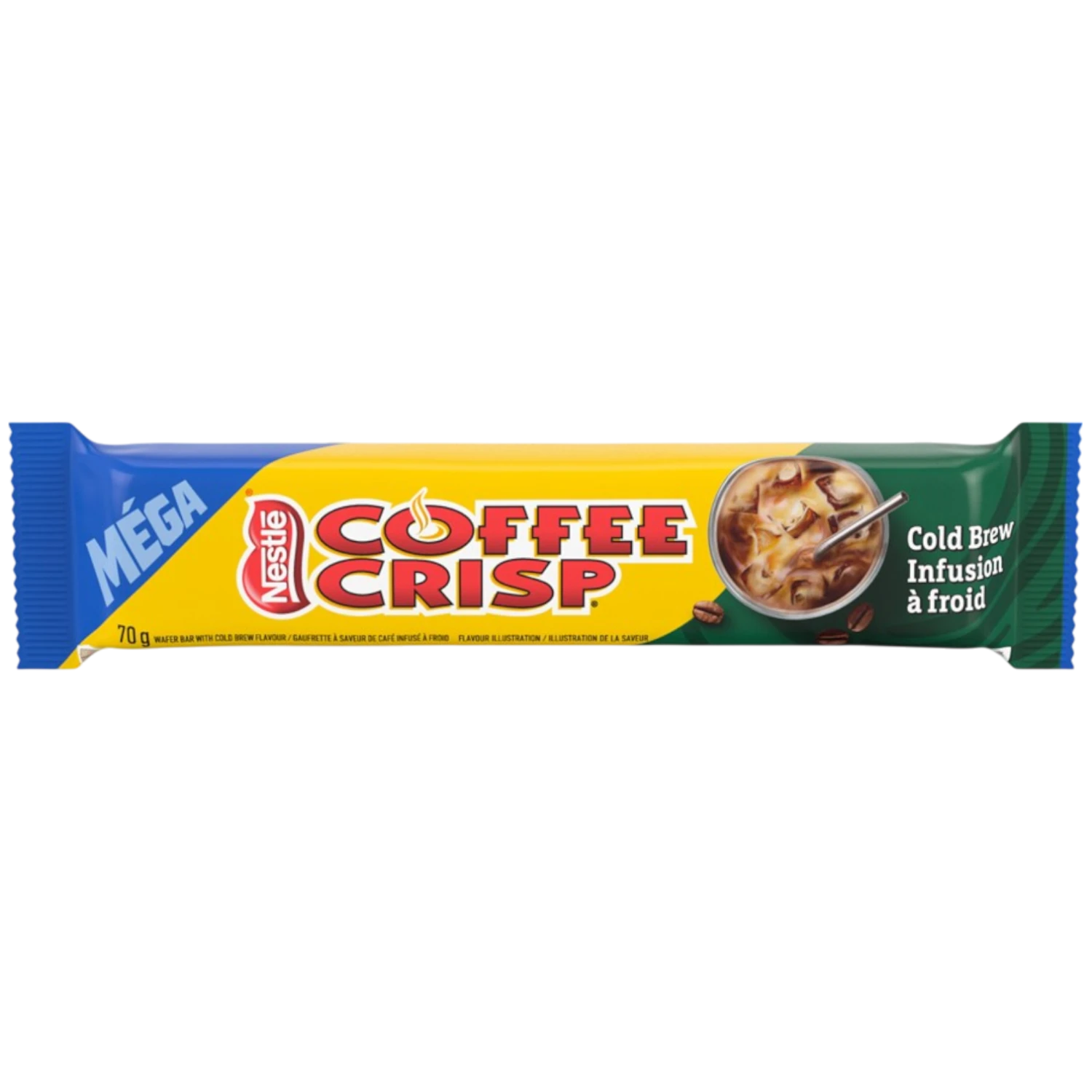 Nestlé® Nestle Coffee Crisp Mega Cold Brew (Canada) - 2.47oz (70g) 3 Nestlé® Nestle Coffee Crisp Mega Cold Brew (Canada) - 2.47oz (70g)