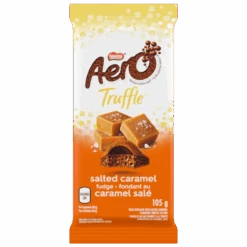 Aero Truffle Salted Caramel Fudge Chocolate Block (Canada) - 3.70oz (105g)