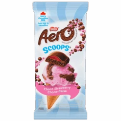 Aero Scoops Choco Strawberry Chocolate Block (Canada) - 3.70oz (105g)