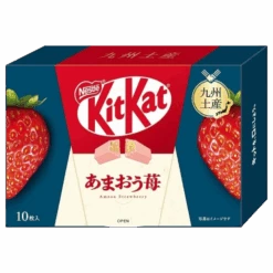 Kit Kat Omiyage Kyushu Amaou Strawberry Gift Box (Japan) - 10 Pack