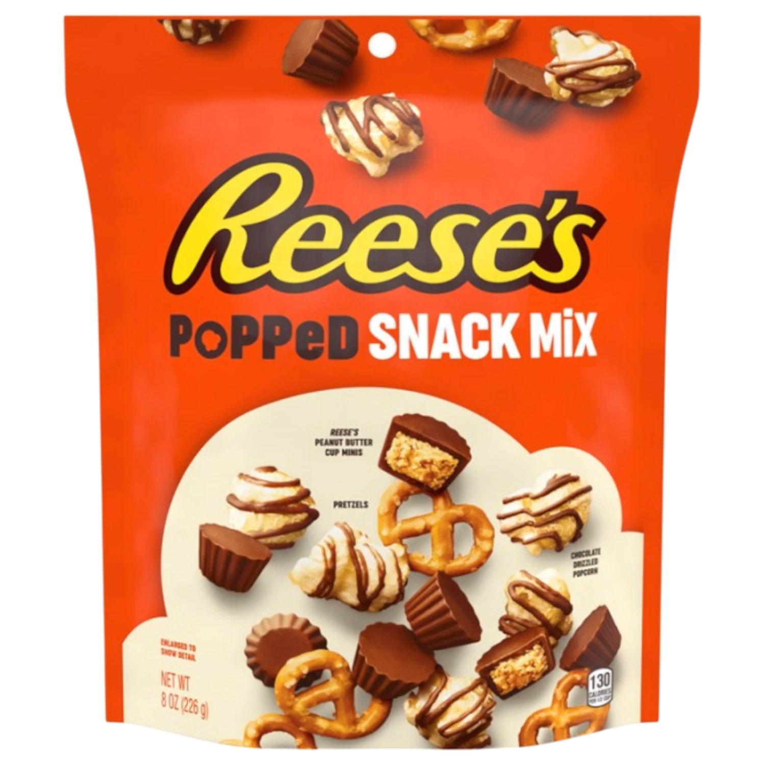 Reese's Popped Snack Mix - 8oz (226g) 3 Reese's Popped Snack Mix - 8oz (226g)
