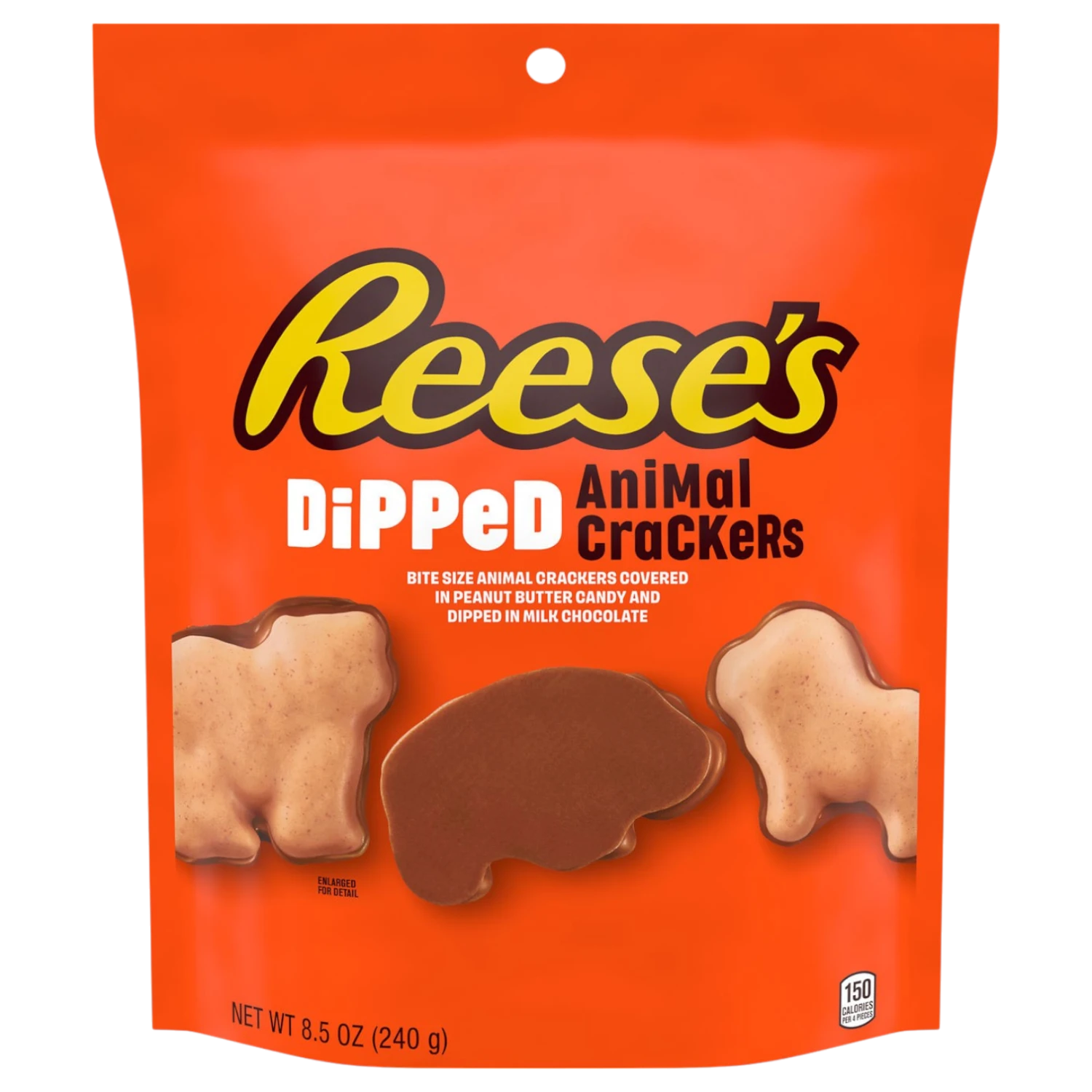 Reese's Dipped Animal Crackers Share Bag - 8.5oz (240g) 3 Reese's Dipped Animal Crackers Share Bag - 8.5oz (240g)